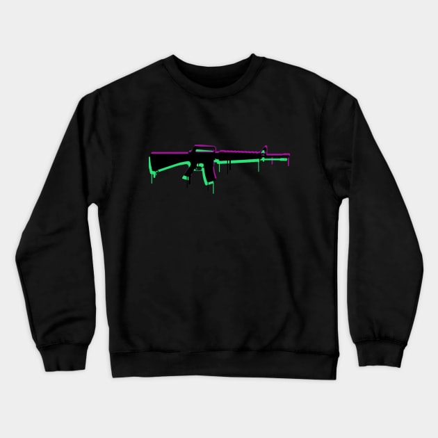 M16 Crewneck Sweatshirt by BorzK